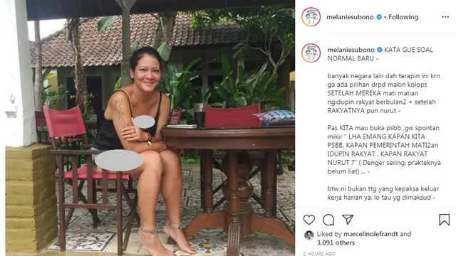 Melanie Subono (Foto: Instagram/@melaniesubono)