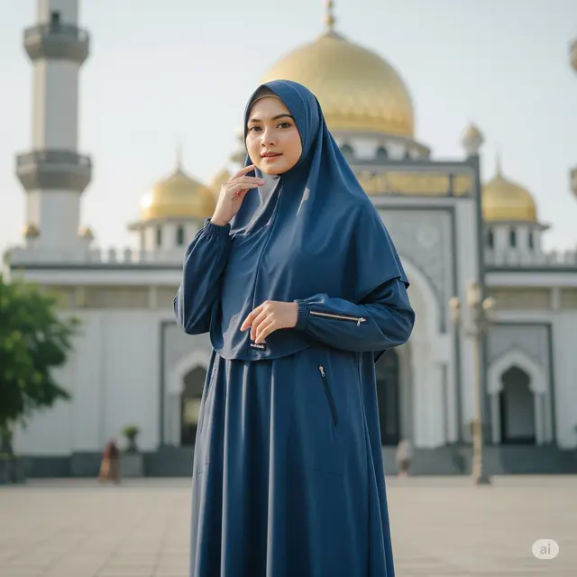 Gamis Nabeen UV Protection Allev