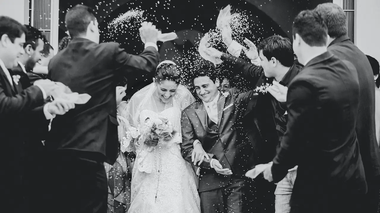 Ilustrasi pernikahan, pengantin