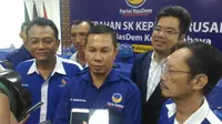 NasDem Bakal Deklarasikan Calon Wali Kota Surabaya pada 19 Februari