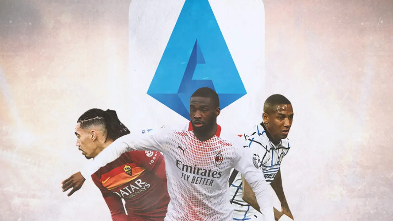 Serie A - Chris Smalling, Fikayo Tomori, Ashley Young