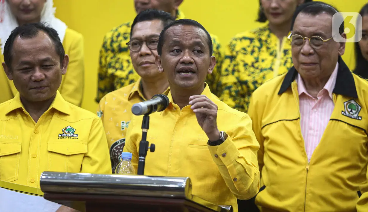 Bahlil Lahadalia terpilih sebagai Ketua Umum Partai Golkar secara aklamasi menggantikan Airlangga Hartarto. (Liputan6.com/Angga Yuniar)