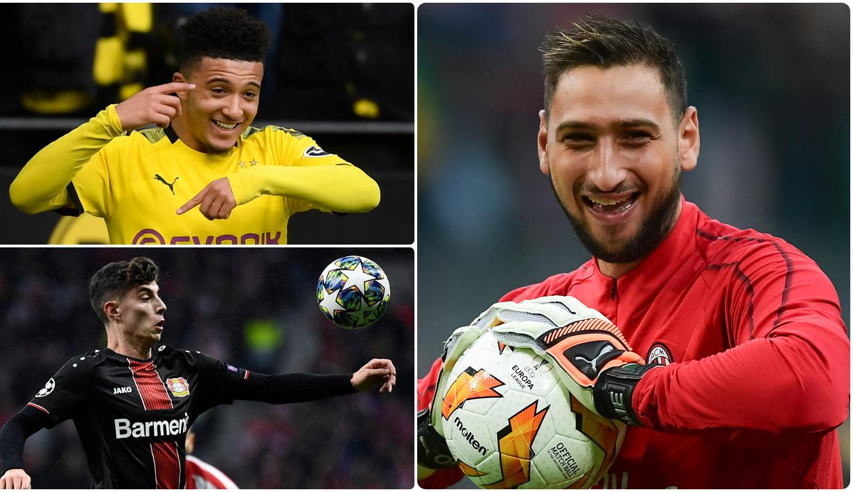 Manajer Chelsea, Frank Lampard, telah mengicar beberapa pemain untuk menambah kekuatan skuat mereka dalam mengarungi kompetisi Premier League 2019/2020. Berikut 5 pemain bintang incaran Chelsea. (kolase foto AFP)