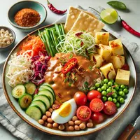 Resep Gado-Gado Sehat ala Makan Bergizi Gratis | copyright ChatGPT/AI