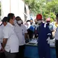 Menteri Kelautan dan Perikanan Sakti Wahyu Trenggono memberikan sosialisasi terkait penangkapan terukur untuk meningkatkan sektor perekonomian Indonesia, khususnya Kota Bitung, Jumat (08/10/2021)