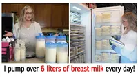 Wanita donasikan lebih dari 2.600 liter ASI untuk bayi yang membutuhkan. (sumber: © Guinness World Records / YouTube via Brightside)