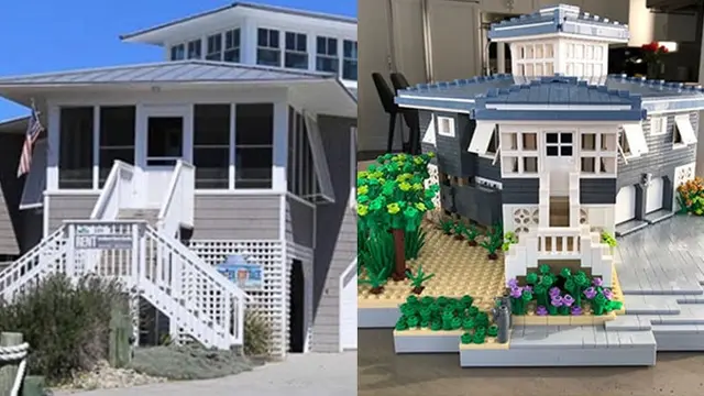 Seniman Ini Buat Replika Rumah dengan LEGO, 5 Hasilnya Mirip Banget