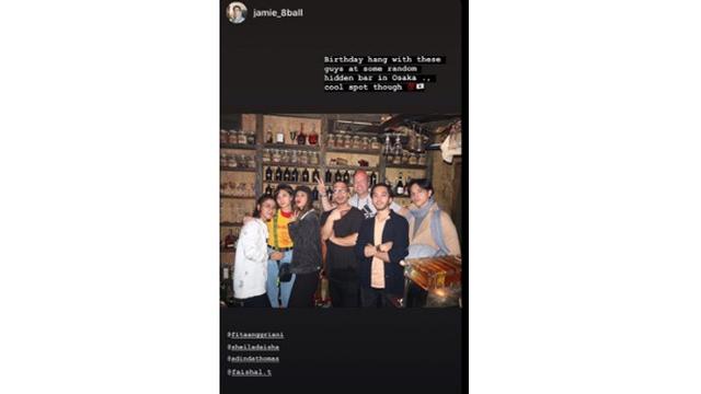 6 Momen Manis Liburan Fita Anggriani di Jepang, Rayakan Ultah Suami