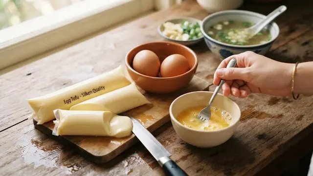 Tofu Telur Kuah Bening