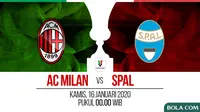 Coppa Italia - AC Milan Vs SPAL (Bola.com/Adreanus Titus)