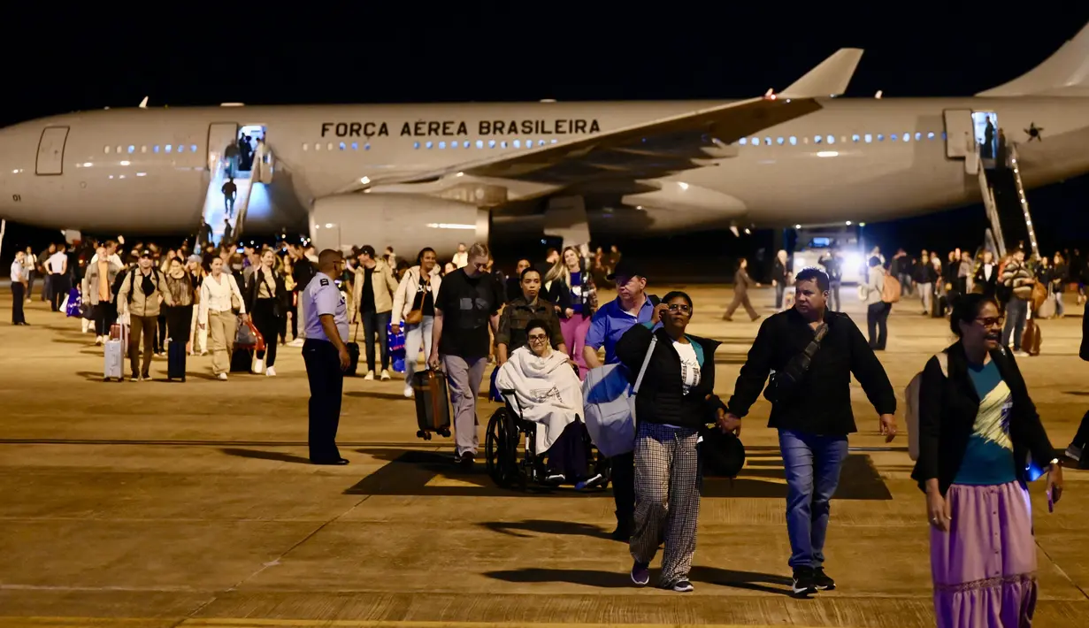 Pihak berwenang Brasil telah mengkonfirmasi kematian dua warga negaranya yang tewas dalam serangan 7 Oktober lalu. (EVARISTO SA / AFP)