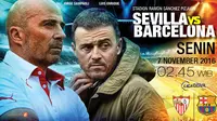 Sevilla vs Barcelona (Liputan6.com/Abdillah)