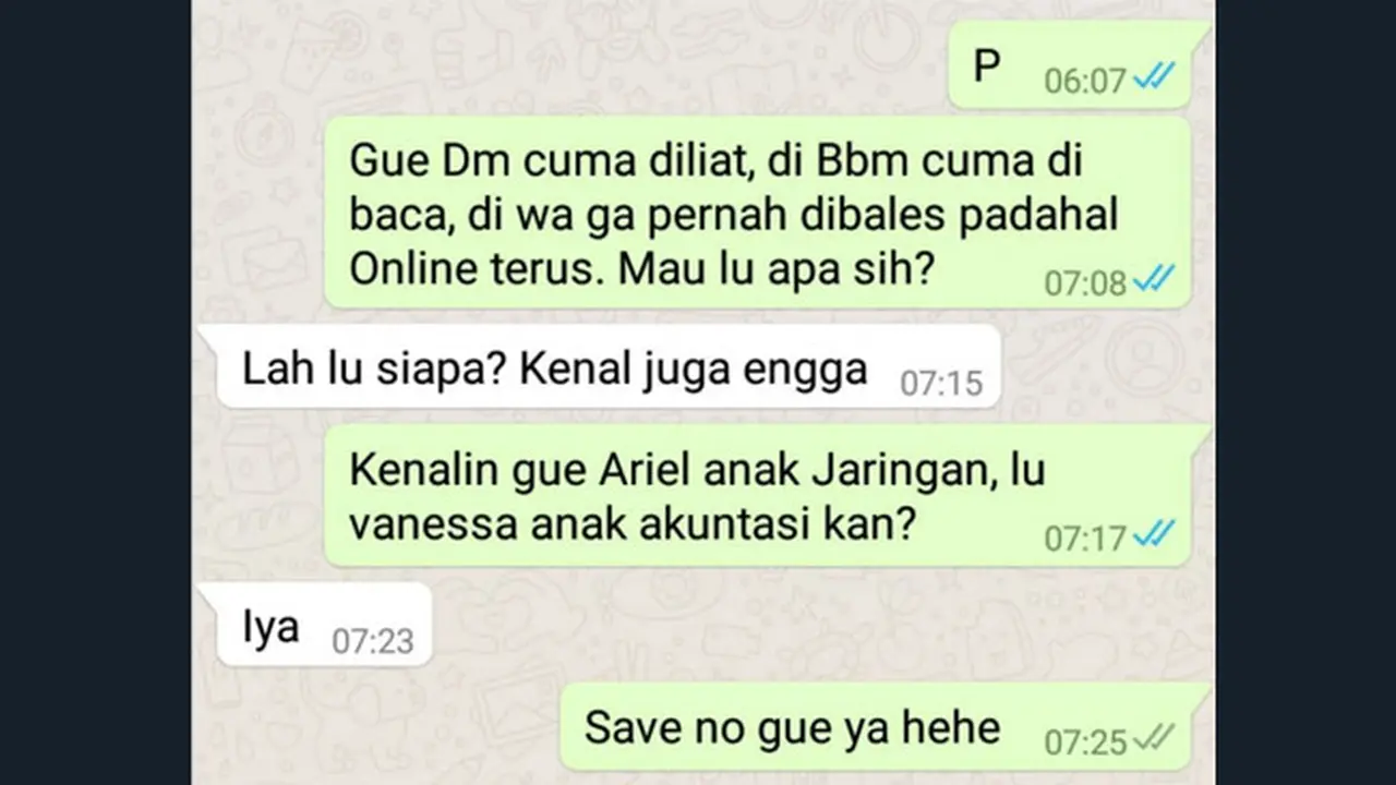Chat Lucu Usaha Jomblo