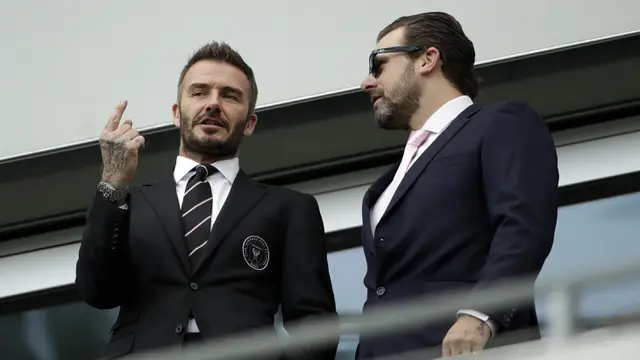 FOTO: David Beckham, Dulu Pemain Ganteng Sekarang Presiden Klub Terkeren