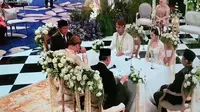 Thariq Halilintar dan Aaliyah Massaid menggelar akad nikah 26 Juli 2024, di Jakarta. Presiden Joko Widodo dan Ketua MPR Bambang Soesatyo jadi saksi.