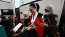 Akibat hal tersebut korban akhirnya melaporkan Nikita Mirzani ke Polda Metro Jaya pada 3 Desember 2024 terkait dugaan melakukan tindak pidana sebagaimana Pasal 27B ayat (2) Undang-Undang Nomor 1 Tahun 2024 tentang ITE, Pasal 368 KUHP tentang pemerasan serta Pasal 3, 4 dan 5 Undang-Undang Nomor 8 Tahun 2010 tentang Tindak Pidana Pencucian Uang (TPPU). (Kapanlagi.com/Budy Santoso)