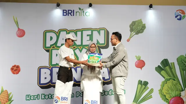 Peringati Hari Pangan Sedunia, BRI Peduli Ajak Warga Bandung Panen Bersama lewat Program BRInita