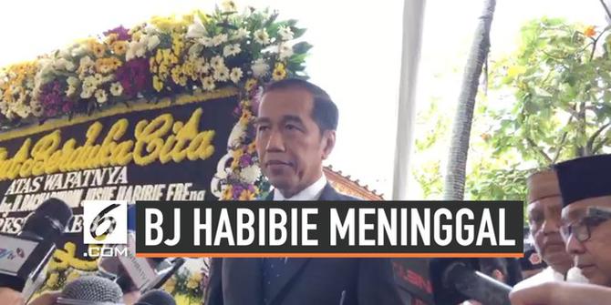 VIDEO: Pernyataan Jokowi Usai Layat Rumah Duka BJ Habibie