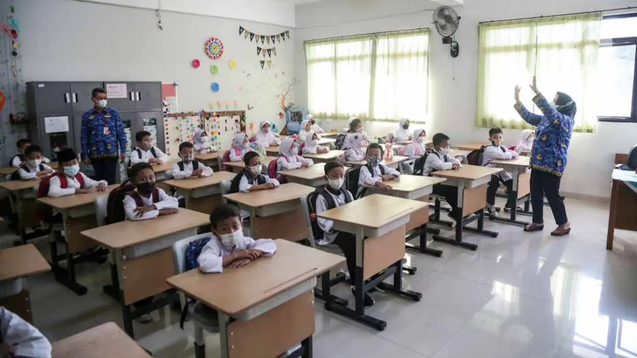FOTO: Suasana PTM 100 Persen Usai Libur Lebaran