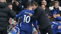 Eden Hazard yakin kalau Antonio Conte adalah manajer yang tepat untuk Chelsea. (doc. Chelsea)