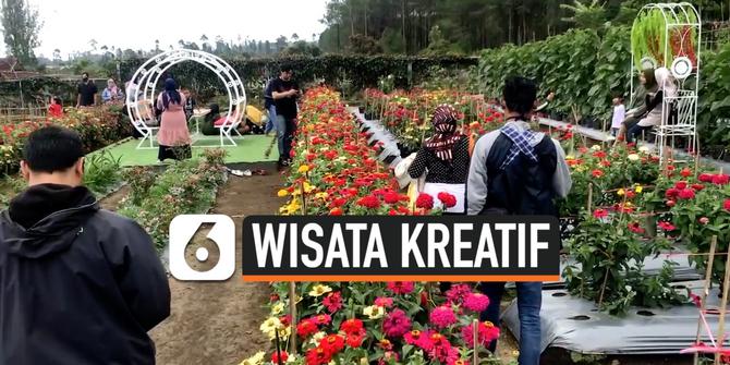 VIDEO: Taman Wisata Bunga di Kaki Gunung Ciremai