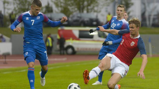 Islandia, Norwegia, Laga Uji Coba