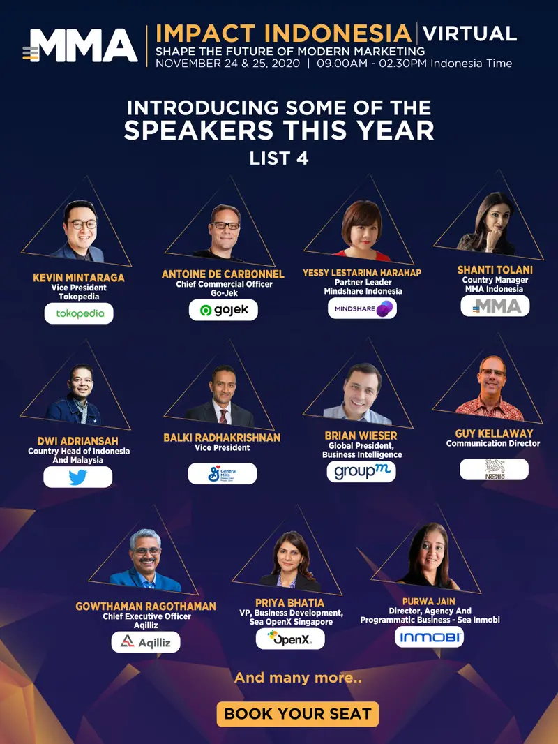 The Mobile Marketing Association (MMA) akan menggelar MMA Impact Forum 2020.