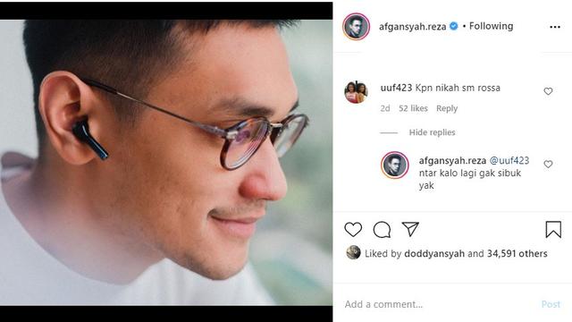 Afgan (Foto: Instagram/@afgansyah.reza)