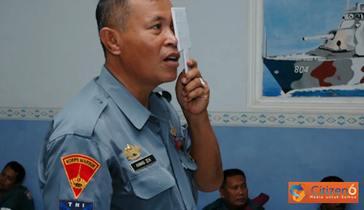 Citizen6, Surabaya: Pembekalan yang berlangsung di Aula Betelgeuse Pusdiklapa Komando Pendidikan Operasi Laut, Kobangdikal ini dihadiri pula Direktur Pendidikan Kobangdikal Kolonel Laut (P) Hadi Susilo. (Pengirim: Penkobangdikal)