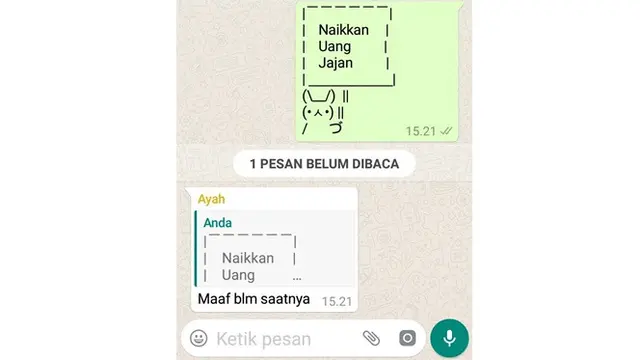 6 Chat Ayah dengan Anaknya Ini Lucu, Bikin Senyum