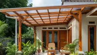8 Model Kanopi Teras Rumah Kampung Tapi Terlihat Modern dan Estetik, Lebih Sejuk