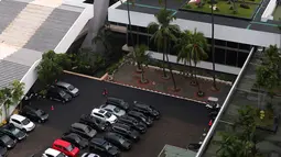 Pemandangan Gedung Nusantara atau Gedung Kura-Kura di Kompleks Parlemen, Senayan, Jakarta, Kamis (19/5/2022). DPR RI menganggarkan Rp 4,5 miliar untuk pengecatan, waterproofing, dan sejumlah komponen terkait dome Gedung Kura-Kura. (Liputan6.com/Angga Yuniar)