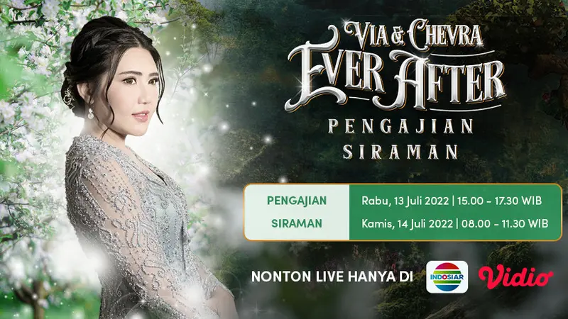 Live Streaming Pernikahan Via Vallen dan Chevra Yolandi