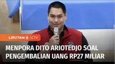 Menteri Pemuda dan Olahraga, Dito Ariotedjo menanggapi pengembalian dana kasus BTS Rp 27 miliar ke Kejaksaan Agung. Namun Dito mengaku tidak tahu terkait pengembalian dana tersebut. Dito menyampaikan bahwa dirinya sudah diperiksa secara resmi dan mel...