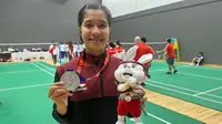 Pemain tunggal putri Indonesia di SEA Games 2023, Ester Nurumi Tri Wardoyo. (Bola.com/Gregah Nurikhsani)