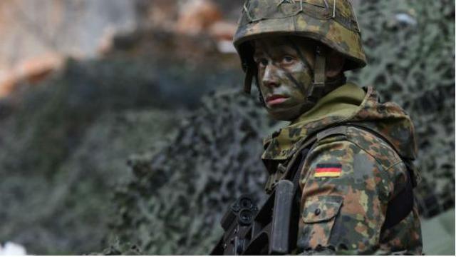 Ilustrasi tentara pemerintah Jerman (AFP/Christof Stache)
