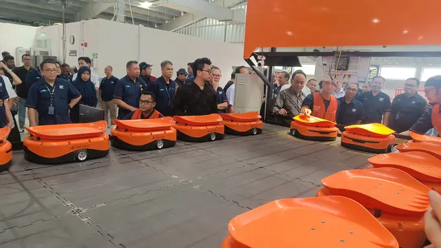 40 Robot Sortir Kini Layani Layanan Logistik di Pos Indonesia