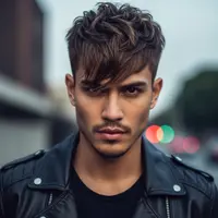 Model Rambut Emo Pria Pendek/AI