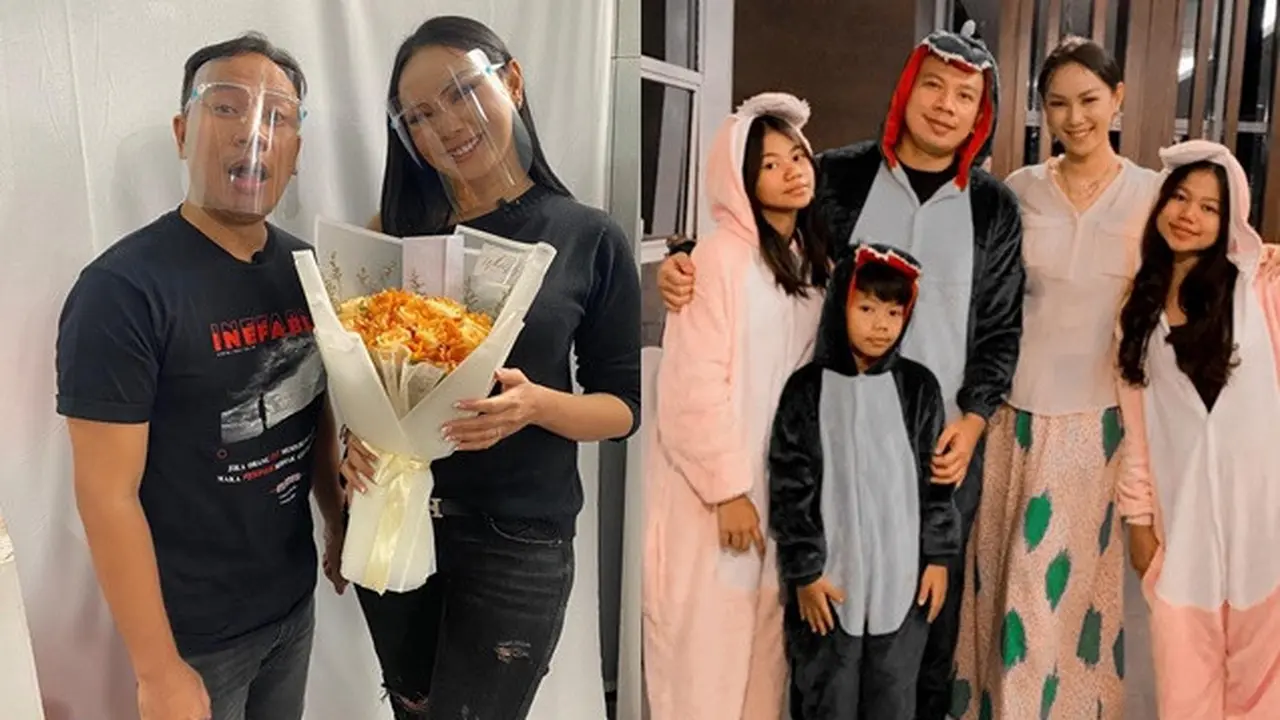 Sudah Nyatakan Cinta, Ini 6 Momen Mesra Vicky Prasetyo dan Kalina Ocktaranny