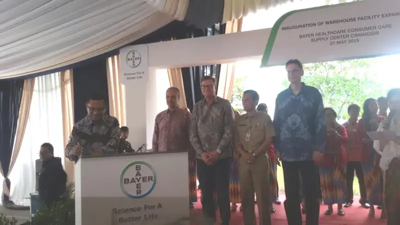 Resmikan Pabrik Bayer, Menperin Harap Industri Farmasi Berkembang