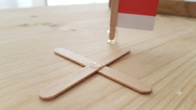 Cara Membuat Bendera Mini dari Stik Es Krim Bekas
