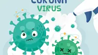 Ilustrasi Virus Corona COVID-19. (Freepik)