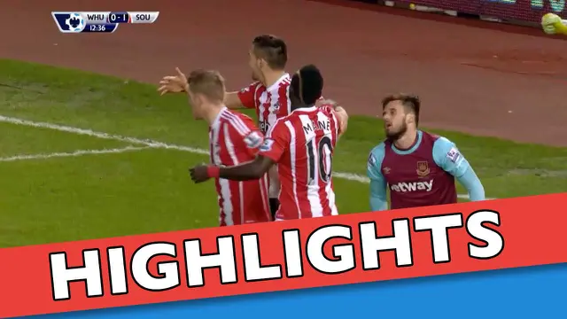 Video Highlights: West Ham vs Southampton 2-1