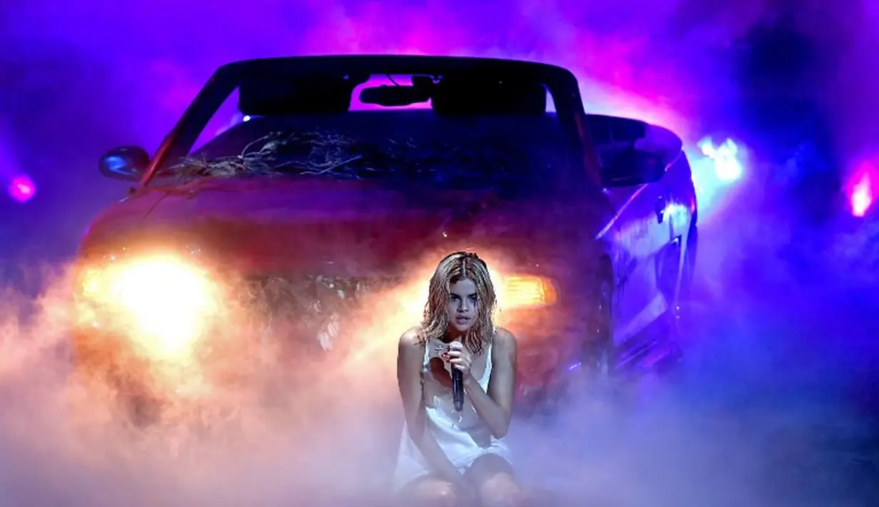 Kini Selena Gomez sedang mengumpulkan fokusnya pada musik. Ia ingin sekali menyelesaikan albumnya tahun ini. (KEVIN WINTER  GETTY IMAGES NORTH AMERICA  AFP)