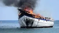 Pinisi Terbakar di Perairan Bulukumba, Kerugian Capai Rp 10 Miliar