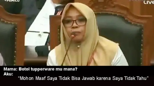 Deretan Meme Kocak Saksi di Sidang MK