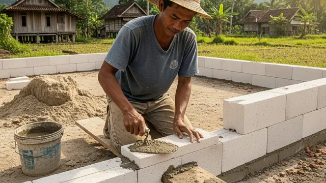 10 Tips Membangun Rumah Batako dan Bambu yang Kuat & Cantik/AI