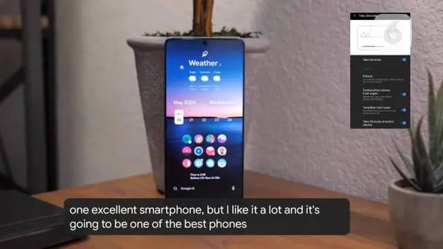 Fitur Live Caption di One UI 2.1. Liputan6.com/Iskandar