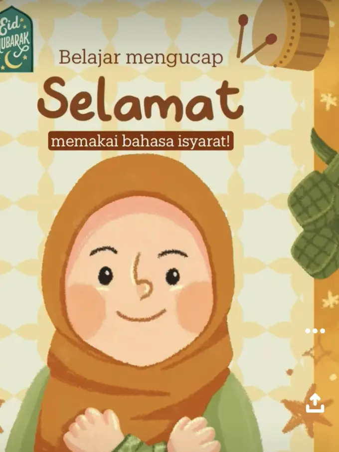 Ucapan Idul Fitri dari Pinterest