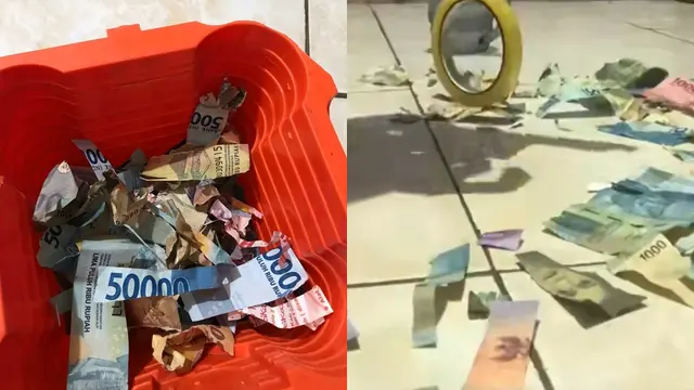 Aksi Anak Gunting Uang